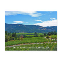 Landschaftliches Napa-Tal in Kalifornien