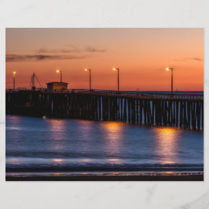 Landschaftliches Pismo Beach Sunset Scrapbook