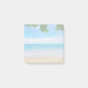 Landschaftliches Tropical Beach Sun Sand und Surfe Post-it Klebezettel