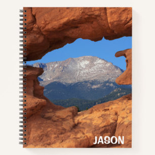 Landschaftliches Utah Personalisiert Spiral Notebo Notizbuch