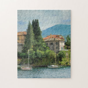 Landschaftliches Varenna, Italien am Comer See Puzzle