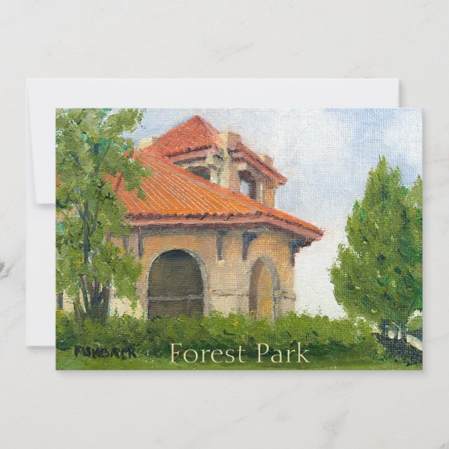 Landschaftliches Weltmesse-Pavillon 1904 - St. Lou Karte (Vorderseite)