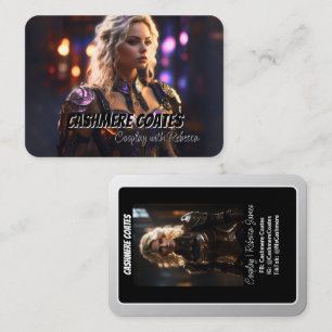Landschafts-Minimalist-Coscards Cosplay-Charakte Visitenkarte