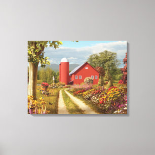 "Landschafts-Nachmittags-" Leinwand-Druck Alan Leinwanddruck