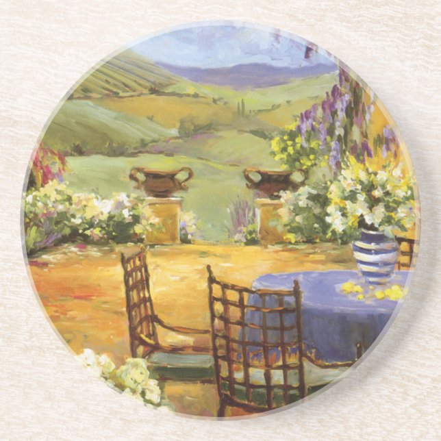 Landschafts-Terrasse Untersetzer (Vorne)