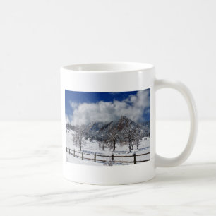 Landschaftsansicht Boulders Colorado Flatirons Tasse
