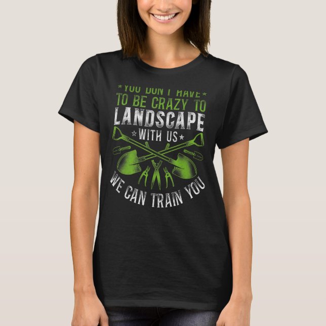 Landschaftsarchitekt Vintag T-Shirt (Vorderseite)