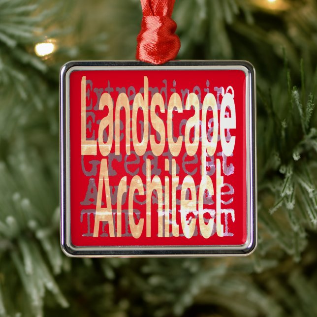 Landschaftsarchitektin Ornament Aus Metall (Baum)