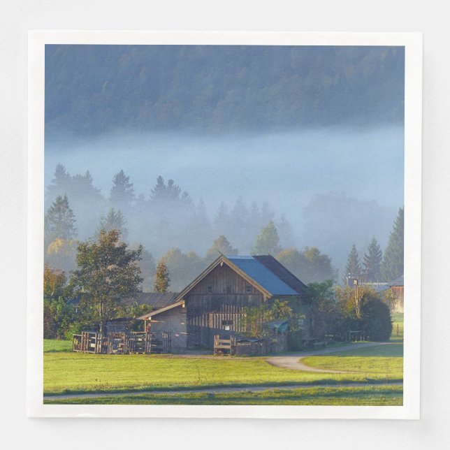 Landschaftsbild 3 serviette (Vorderseite)