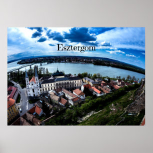 Landschaftsbild Esztergom Poster