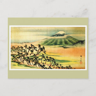 Landschaftsbild Hiroshige Japanisch Fine Art Postkarte