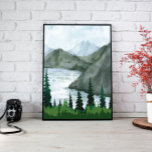 Landschaftsbild Kunst Leinwanddruck<br><div class="desc">Die gedämpfte Farbgestaltung und das minimalistische Design machen diesen Ausdruck zu einer perfekten Ergänzung zu jeder modernen,  boho oder Mitte des Jahrhunderts inspirierten Dekoration.</div>