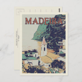 Landschaftsbild Madeira Portugal Postkarte