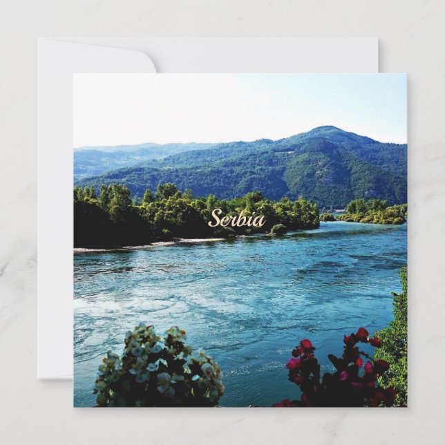 Landschaftsbild Serbiens (Vorderseite)