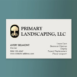 Landschaftsbild und Rasenpflege Gesteinter Goldbau Visitenkarte