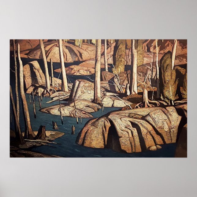 Landschaftsbild von AJ Casson Poster (Vorne)