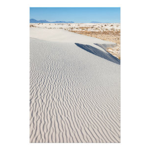 Landschaftsbild Weißer Sand Morgens Fotodruck