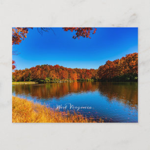 Landschaftsbild West Virginia Postkarte