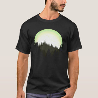 Landschaftsdesign, Berg, Natur, Bäume und Wald T-Shirt