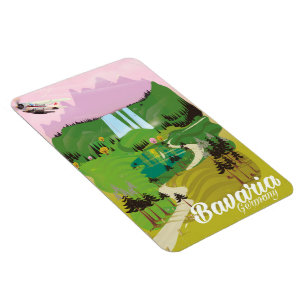 Landschaftsdruck in Bayern Magnet