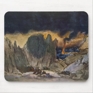 Landschaftsentwurf von Phedre, 1917 (Farbelitho) Mousepad