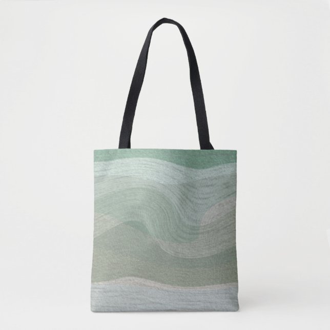 Landschaftsfarben Allover Tasche (Vorderseite)