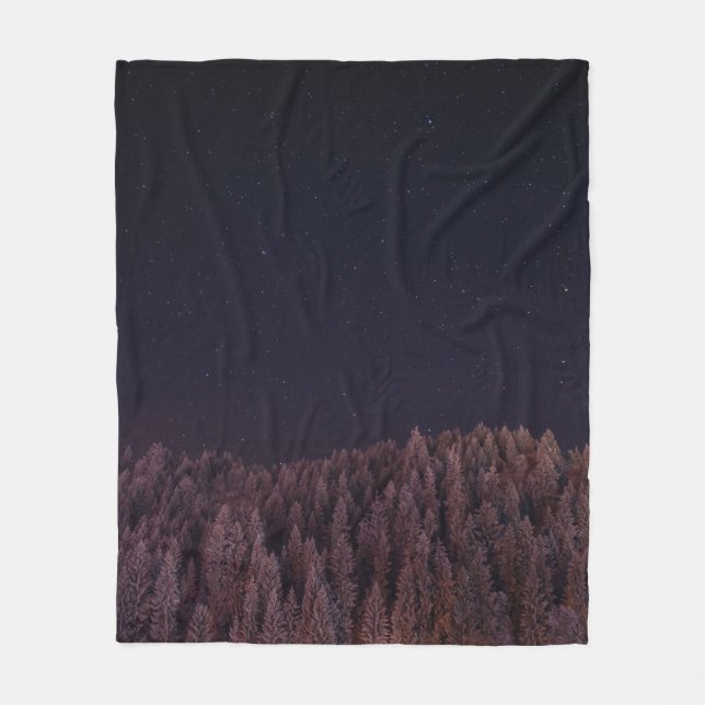 LANDSCHAFTSFOTO DER BÄUME FLEECEDECKE (Vorderseite)