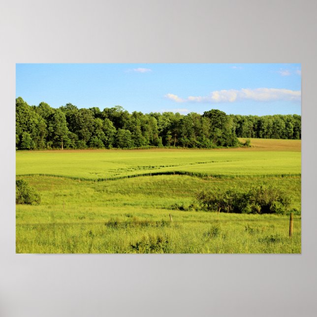 Landschaftsfoto Poster (Vorne)