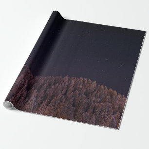 LANDSCHAFTSFOTO VON BÄUMEN GESCHENKPAPIER