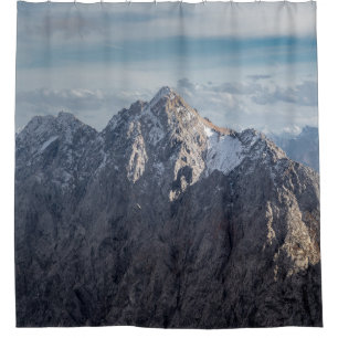 LANDSCHAFTSFOTOGRAFIE DER BERGE DUSCHVORHANG