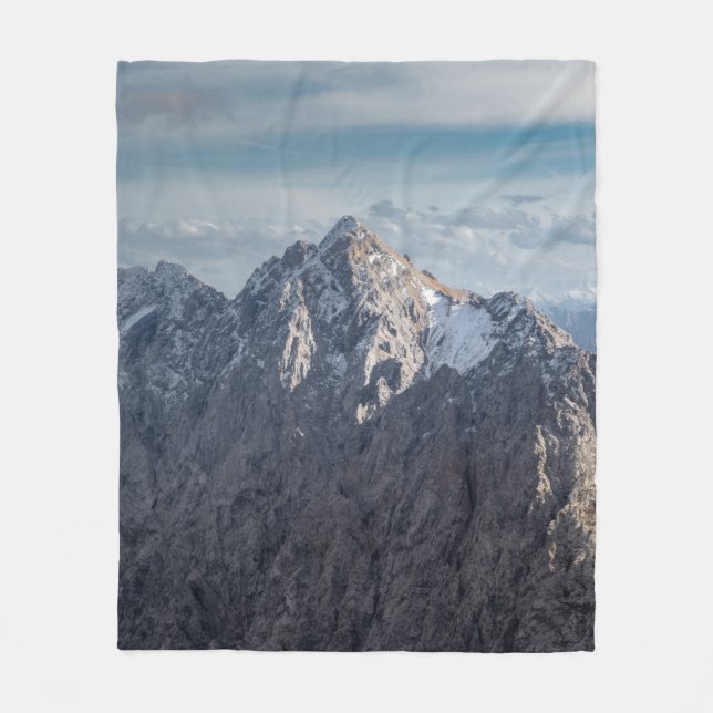 LANDSCHAFTSFOTOGRAFIE DER BERGE FLEECEDECKE (Vorderseite)
