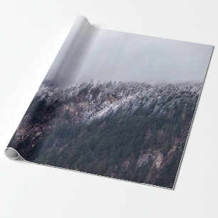LANDSCHAFTSFOTOGRAFIE DER BERGE GESCHENKPAPIER
