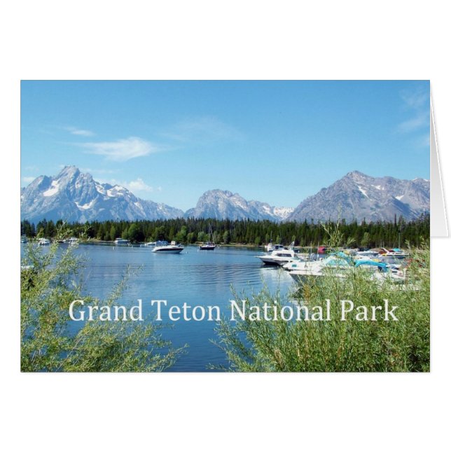 Landschaftsfotografie des Grand Teton Nationalpark (Vorderseite (Horizontal))