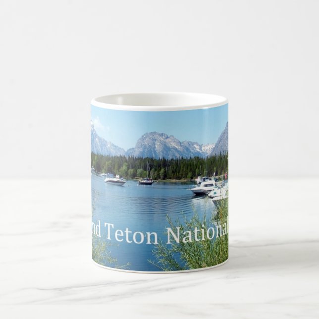 Landschaftsfotografie des Grand Teton Nationalpark Kaffeetasse (Mittel)