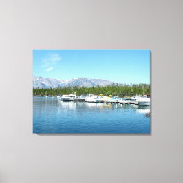 Landschaftsfotografie des Grand Teton Nationalpark Leinwanddruck