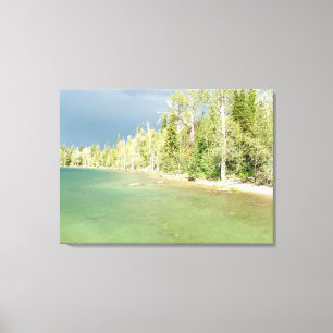 Landschaftsfotografie des Grand Teton Nationalpark Leinwanddruck