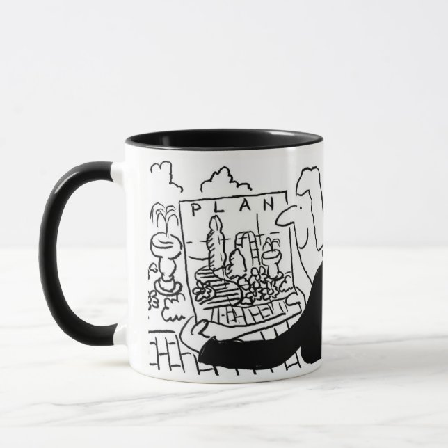 Landschaftsgärten oder Gartendesign Tasse (Links)