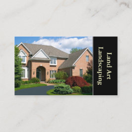 Landschaftsgärtner oder Landschaftsgärtner Visitenkarte