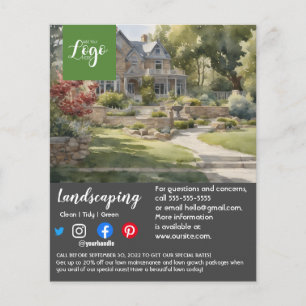 Landschaftsgärtnerbaum-Chirurg Flyer