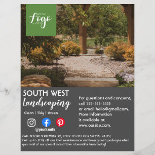 Landschaftsgärtnerbaum-Chirurg Flyer