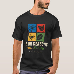 Landschaftsgärtnerei in vier Jahreszeiten T-Shirt