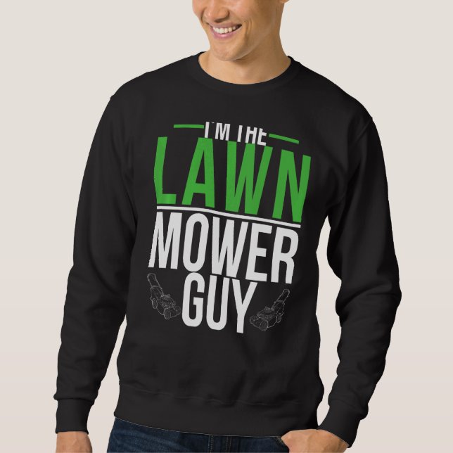 Landschaftsgärtnerei mit Rasenmäher G Sweatshirt (Vorderseite)
