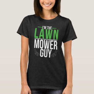 Landschaftsgärtnerei mit Rasenmäher G T-Shirt