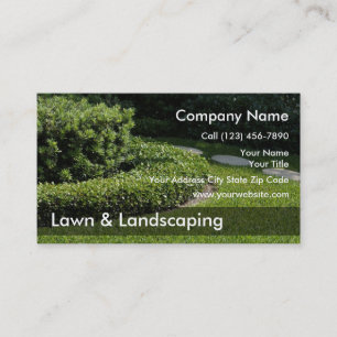 Landschaftsgestaltung der Visitenkarten Visitenkarte