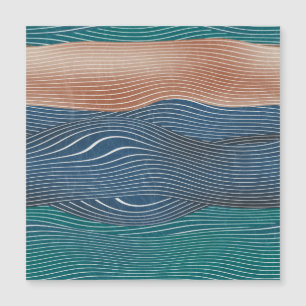 Landschaftshügel: nahtloses Muster. Magnetkarte