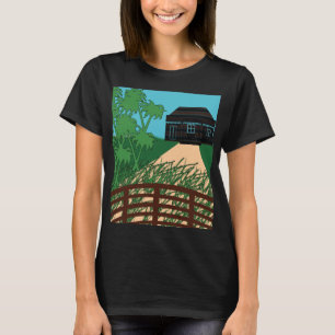 Landschaftskern Grüne Landschaft Landschaftsbild T-Shirt