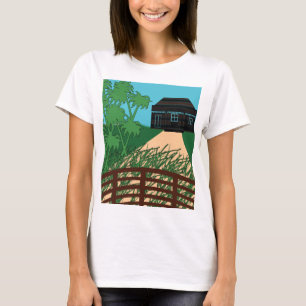 Landschaftskern Grüne Landschaft Landschaftsbild T-Shirt