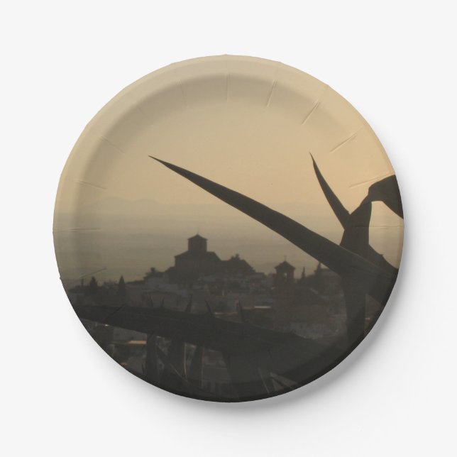 Landschaftskirchen Rücksendeadresse Pappteller (Vorderseite)