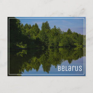 Landschaftslandschaft Canal Sky Belarus Postkarte