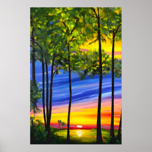 Landschaftslandschaft Poster